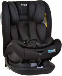 Burigotto Spin Isofix Black cadeirinha 0 a 36 kg com giro 360 e Isofix