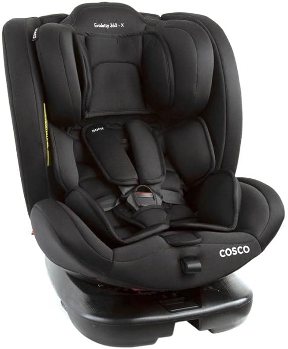 Cadeirinha Cosco Kids Evolutty 360 X 0 a 36 kg com giro 360 e Isofix