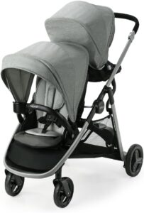 Carrinho Graco Ready2Grow LX 2.0 para duas crianças em idades diferentes