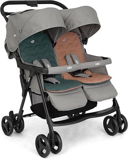 Carrinho Joie Aire Twin lado a lado para gêmeos ou duas crianças pequenas