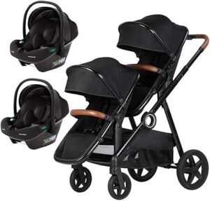 Carrinho Kikka Boo Go 2 modular para uma ou duas crianças