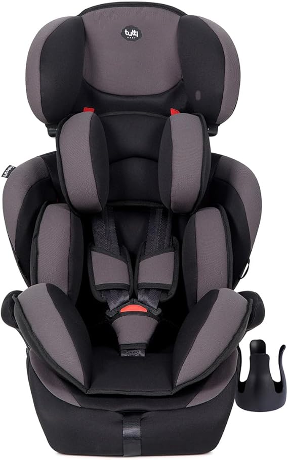 Cadeirinha Tutti Baby Athenas Preto com Cinza 9 a 36 kg
