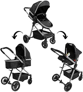 Travel System Voyage Prestige TS DUO com bebê conforto