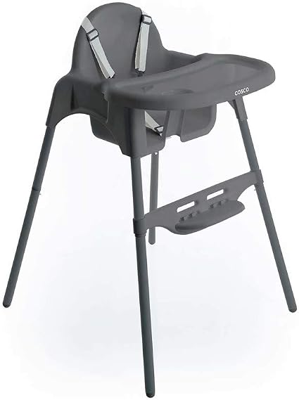 Cadeira de alimentação portátil Cosco Kids Cook cinza