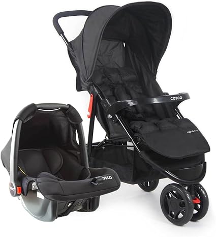 Travel System Cosco Kids Toffy preto absoluto