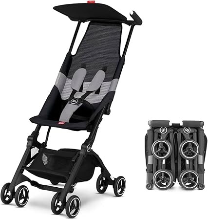 Carrinho GB Pockit Air All-Terrain ultracompacto para viagem