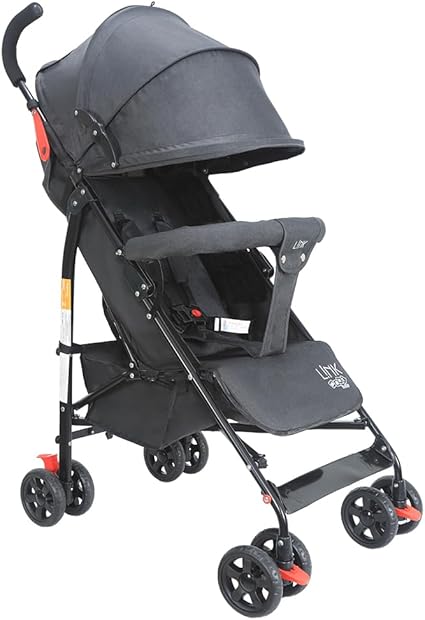 Carrinho Maxi Baby Link Preto tipo guarda-chuva