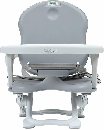 Cadeira de alimentação portátil Maxi Baby Zip cinza