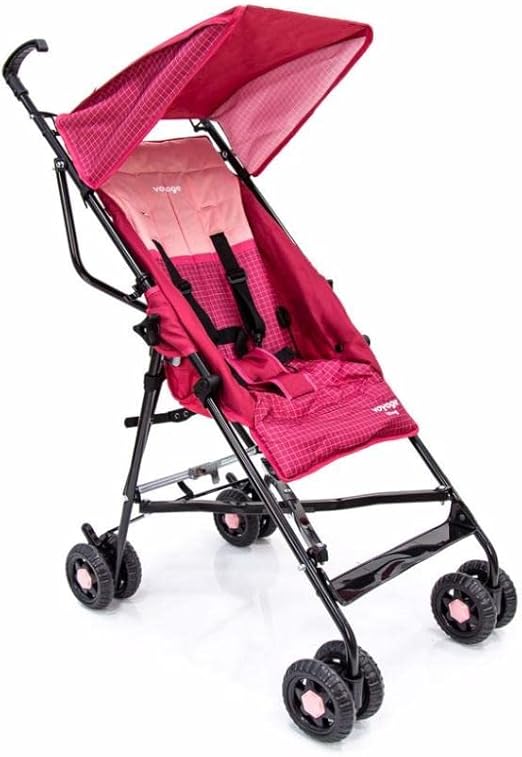 Carrinho Voyage Umbrella Wing Rosa tipo guarda-chuva