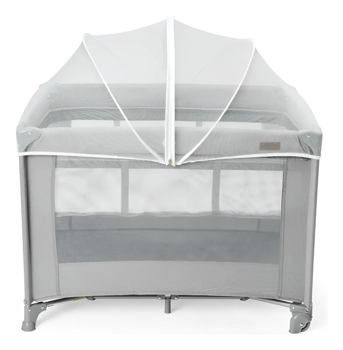 Berço cercado portátil Maxi Baby Lazy na cor cinza