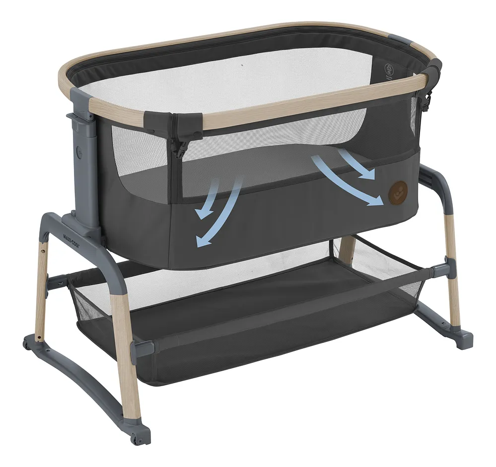 Berço Maxi-Cosi Iora Air Beyond Graphite cinza