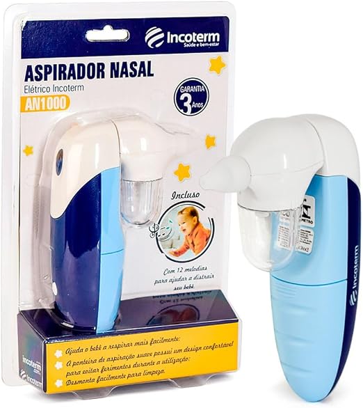 Aspirador nasal elétrico Incoterm para bebê