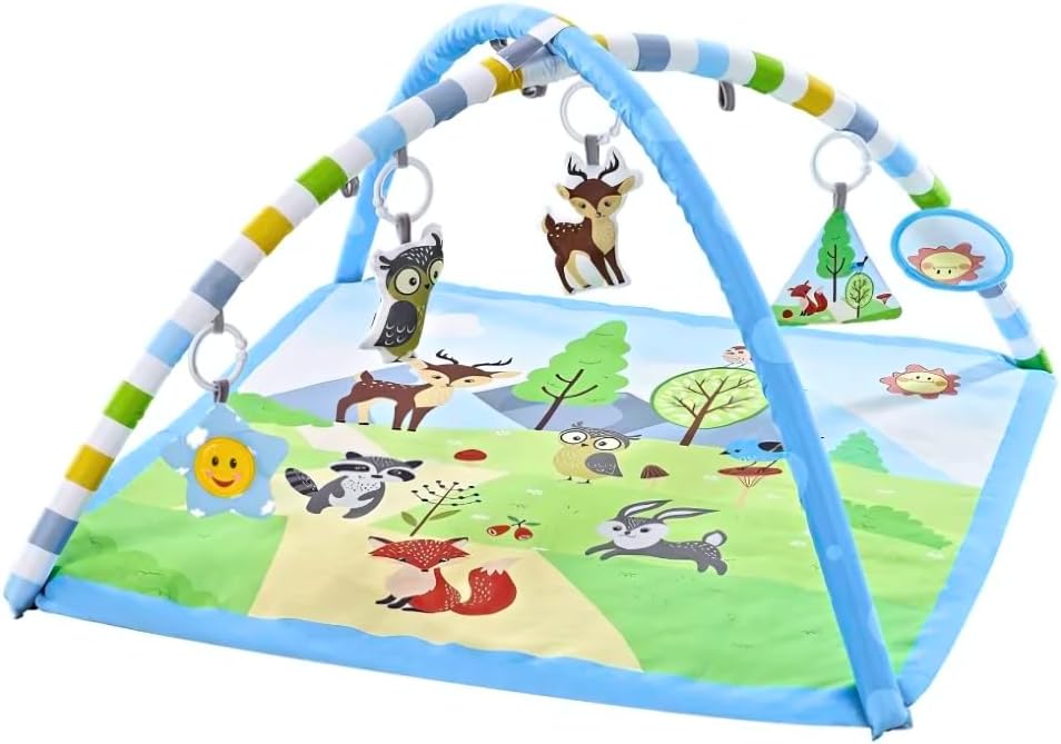 tapete de atividades para bebê Maxi Baby Luz Musical Florest