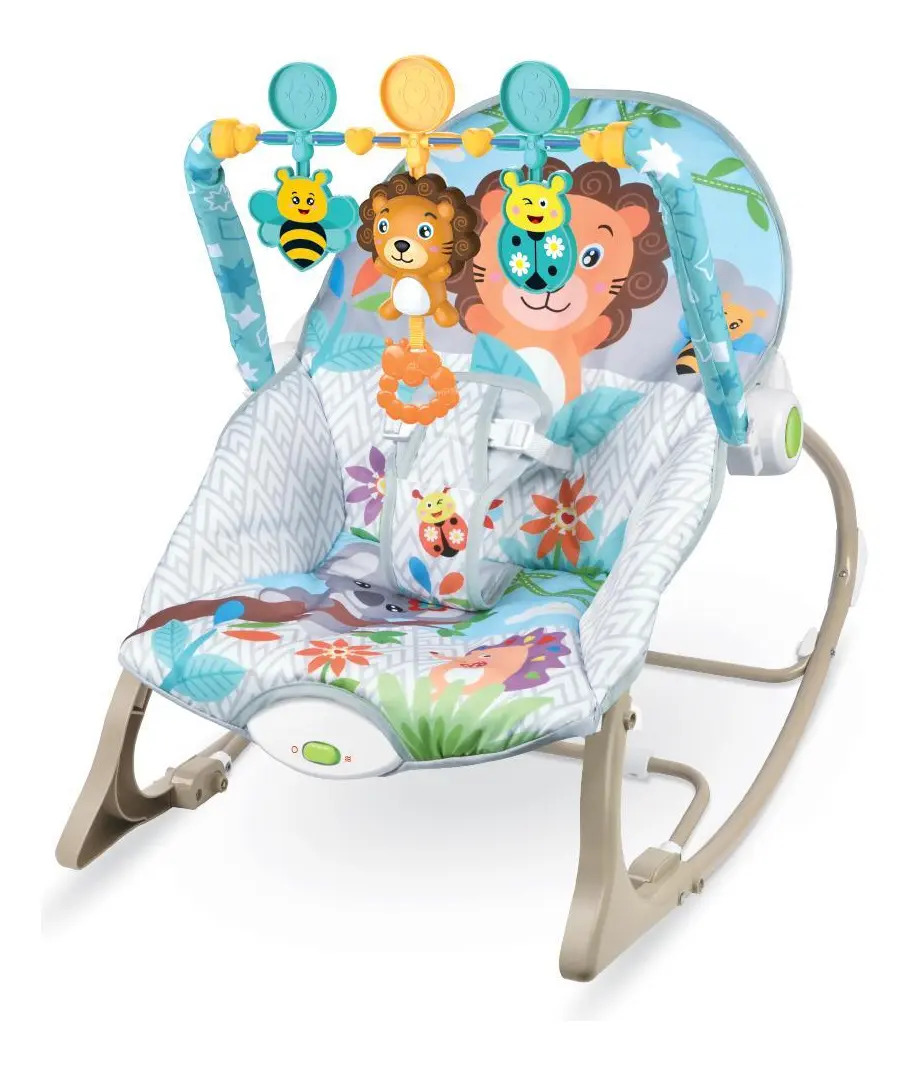 Cadeira de balanço para bebê Maxibaby Funtime Leão