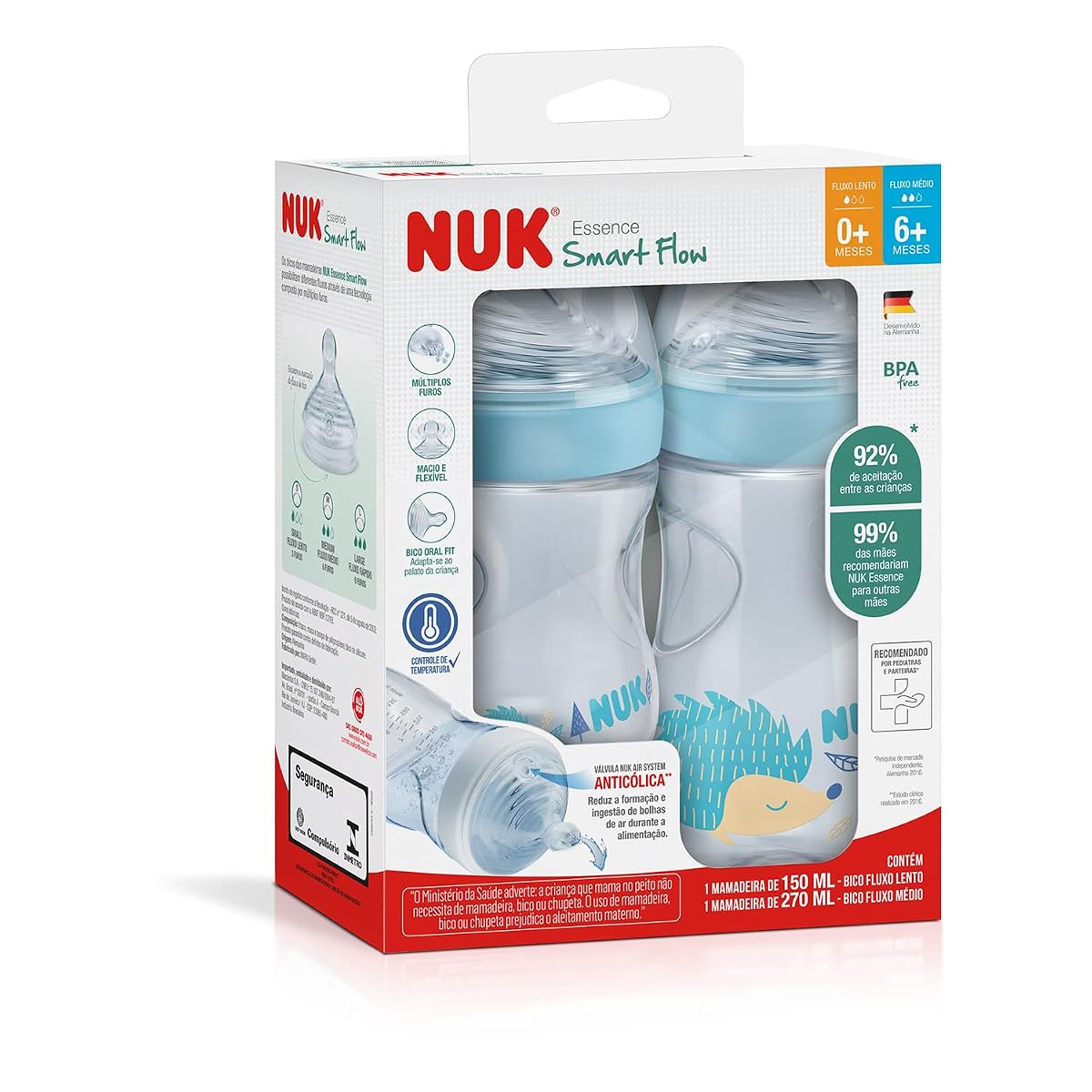 Mamadeira anticolica NUK Essence Smart Flow