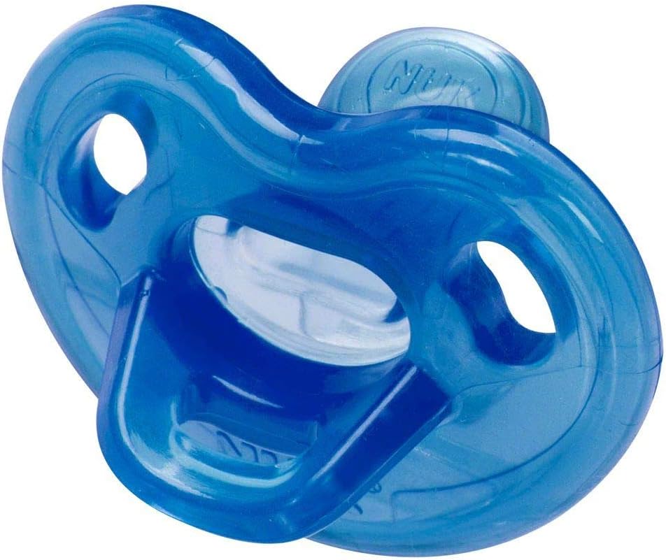 chupeta ortodôntica NUK Sensitive Soft Boy S1 azul recém-nascido